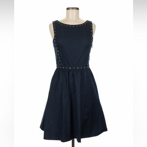 Betsey Johnson fit and flare stud dress, size 8